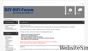 diy-hifi-forum.eu Screenshot