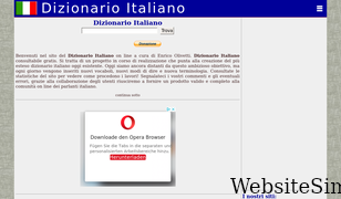 dizionario-italiano.it Screenshot
