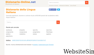 dizionario-online.net Screenshot