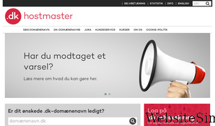 dk-hostmaster.dk Screenshot
