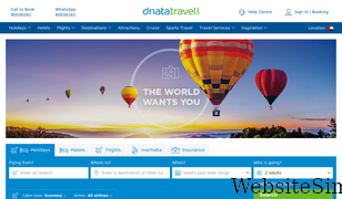 dnatatravel.com Screenshot