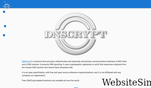 dnscrypt.info Screenshot