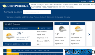 dobrapogoda24.pl Screenshot