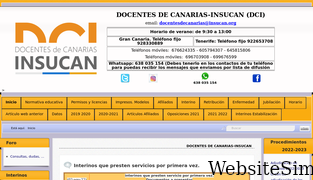 docentesdecanarias.org Screenshot