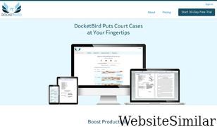 docketbird.com Screenshot