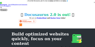 docusaurus.io Screenshot