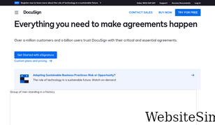 docusign.com.au Screenshot