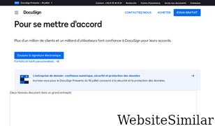 docusign.fr Screenshot
