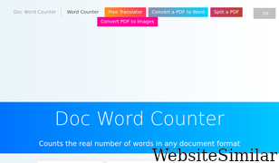 docwordcounter.com Screenshot