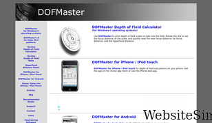 dofmaster.com Screenshot
