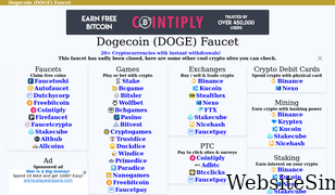 doge-faucet.com Screenshot