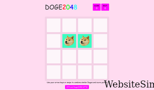 doge2048.com Screenshot