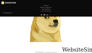 dogecoin.com Screenshot