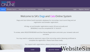 dogsandcatsonline.com.au Screenshot