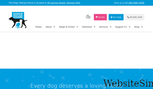 dogshome.org.au Screenshot