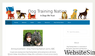 dogtrainingnation.com Screenshot