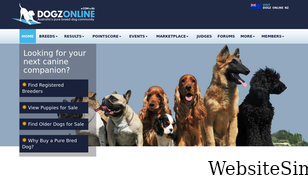 dogzonline.com.au Screenshot