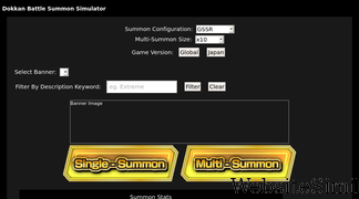 dokkanbattle-summon-simulator.herokuapp.com Screenshot