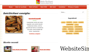 dolcisiciliani.net Screenshot