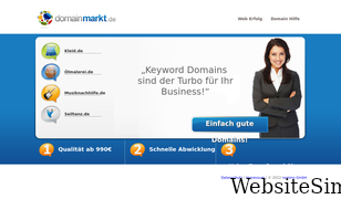 domainmarkt.de Screenshot