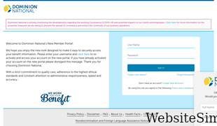 dominionmembers.com Screenshot