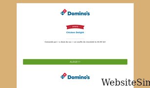 dominos-pizza.ro Screenshot