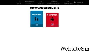 dominos.fr Screenshot
