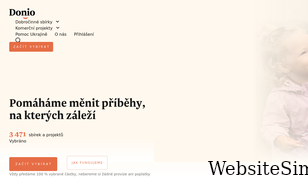 donio.cz Screenshot