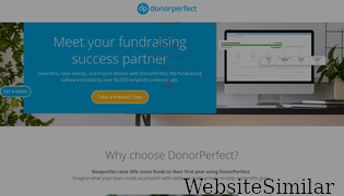 donorperfect.com Screenshot