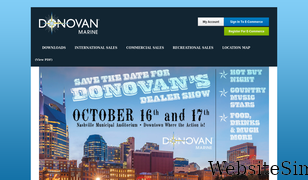 donovanmarine.com Screenshot