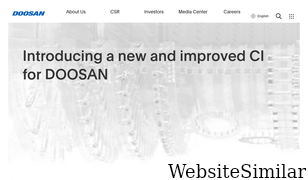 doosan.com Screenshot