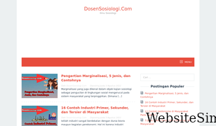 dosensosiologi.com Screenshot