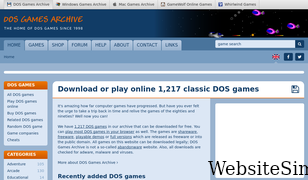 dosgamesarchive.com Screenshot