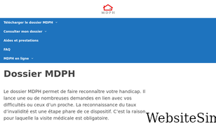dossier-mdph.fr Screenshot