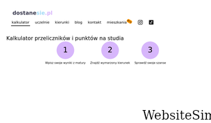 dostanesie.pl Screenshot