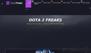 dota2freaks.com Screenshot