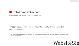 dota2protracker.com Screenshot