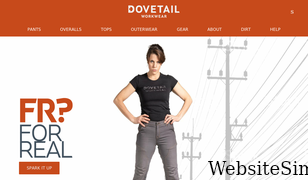 dovetailworkwear.com Screenshot
