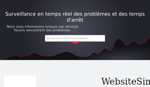 downdetector.fr Screenshot