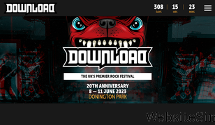 downloadfestival.co.uk Screenshot