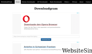 downloadgram.org Screenshot