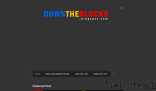 downtheblocks.blogspot.com Screenshot
