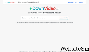 downvideo.net Screenshot