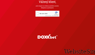 doxxbet.sk Screenshot
