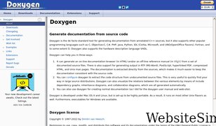 doxygen.nl Screenshot