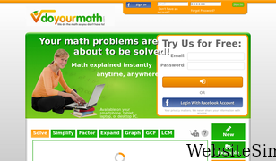 doyourmath.com Screenshot