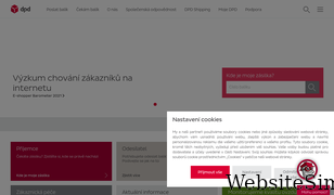 dpd.cz Screenshot