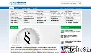 dr-datenschutz.de Screenshot