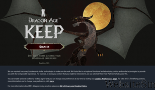 dragonagekeep.com Screenshot