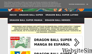 dragonballsuper.com.mx Screenshot